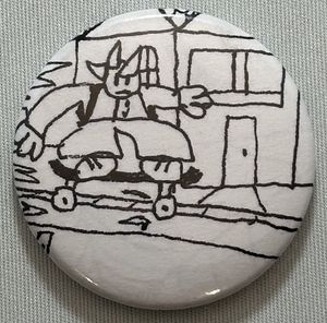 Fridge Magnet Skateboard #1354