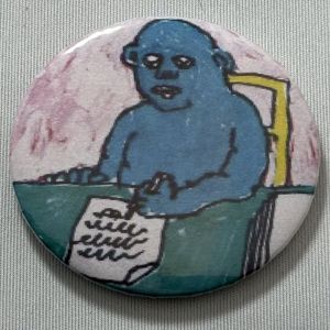 Fridge Magnet Sad Man #1236