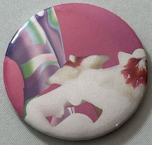 Fridge Magnet Pink World #1356